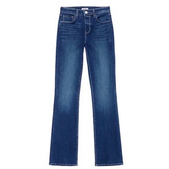 L’Agence Courtney Denim Straight Leg Blue Jeans Size 25 - Picture 1 of 10